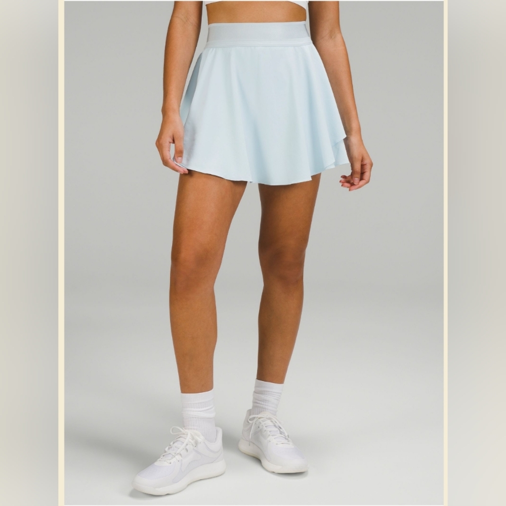 Court Rival High-Rise Skirt *Long, Size 2, Powder Blue
